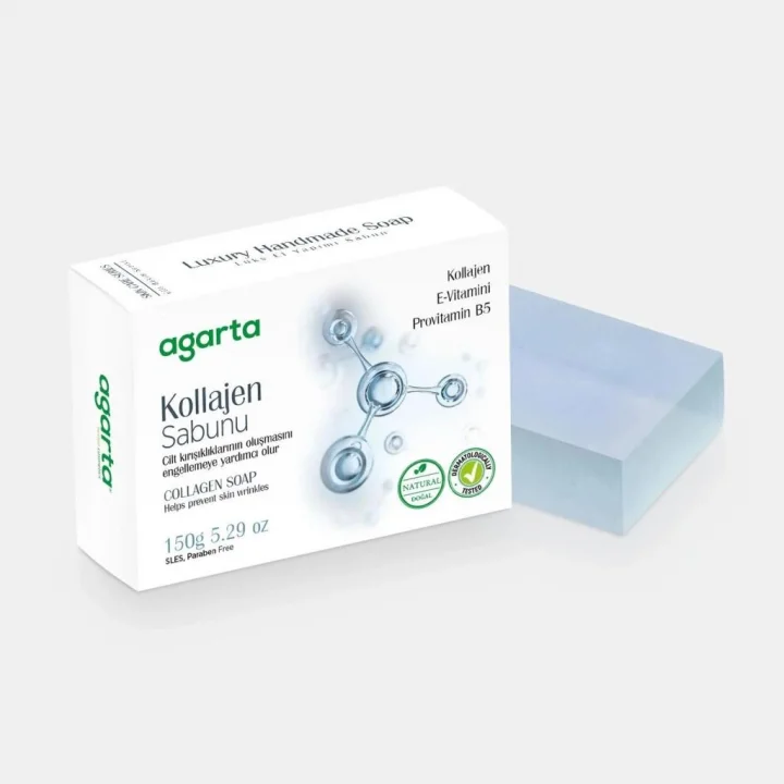 Mey İthalat®   Doğal Cilt Bakım Sabunu 150 Gr Kollajen