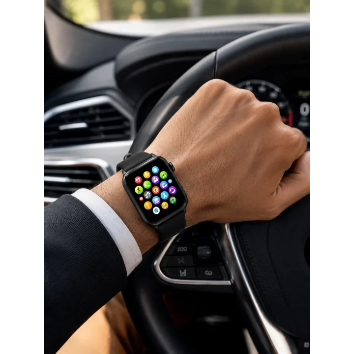 Mey İthalat® Dokunmatik Ekran, Bluetooth Görüşme, Akıllı Bildirim ve Günlük Aktivite Takibi