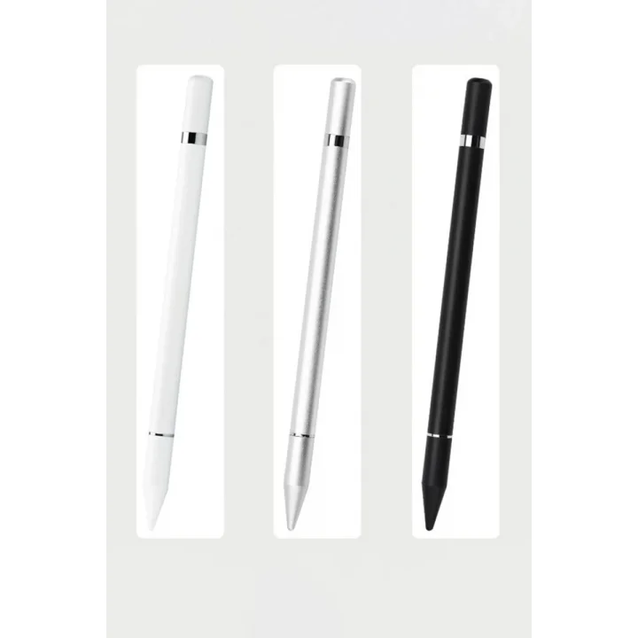 Mey İthalat®  Dokunmatik Stylus Kalem Pen 110 - Gümüş
