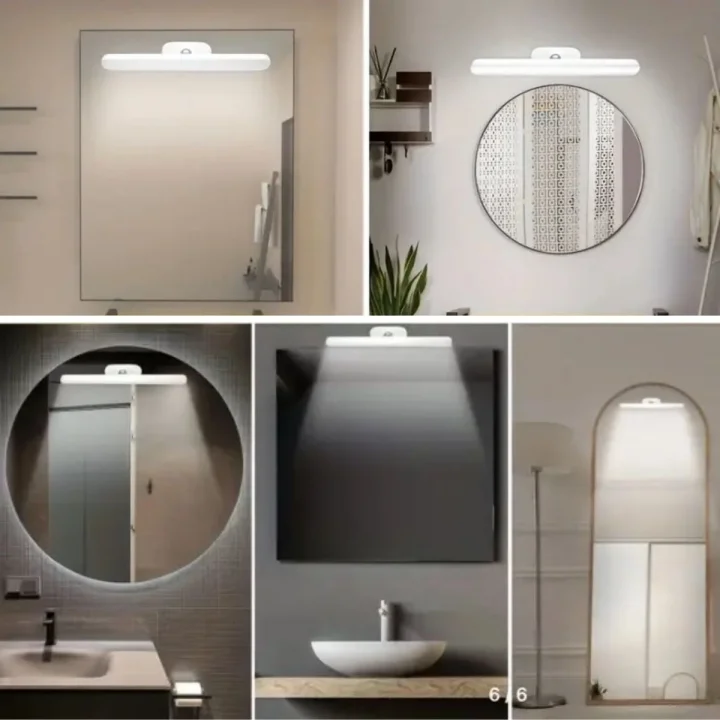 Mey İthalat®  Dokunmatik USB İle Şarj Olabilen 27 cm Led Aydınlatma Makyaj Aynası Işığı