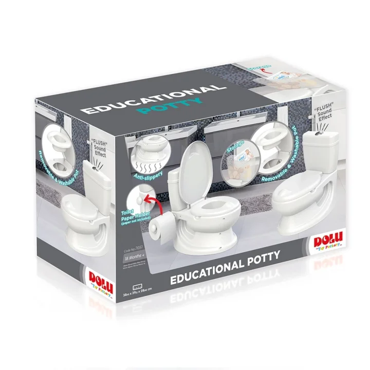 Mey İthalat®  Dolu Eğitici Lazımlık Beyaz