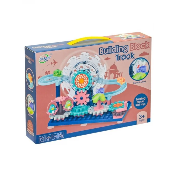 Mey İthalat® DÖNME DOLAP LUNAPARK BLOK OYUN SETİ