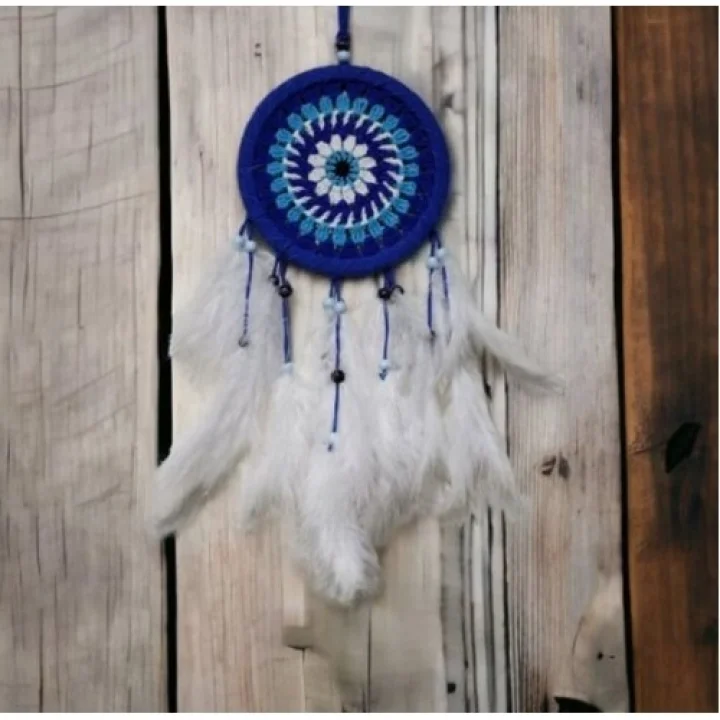 Mey İthalat® Dream Catcher Rüya Kovan Beyaz