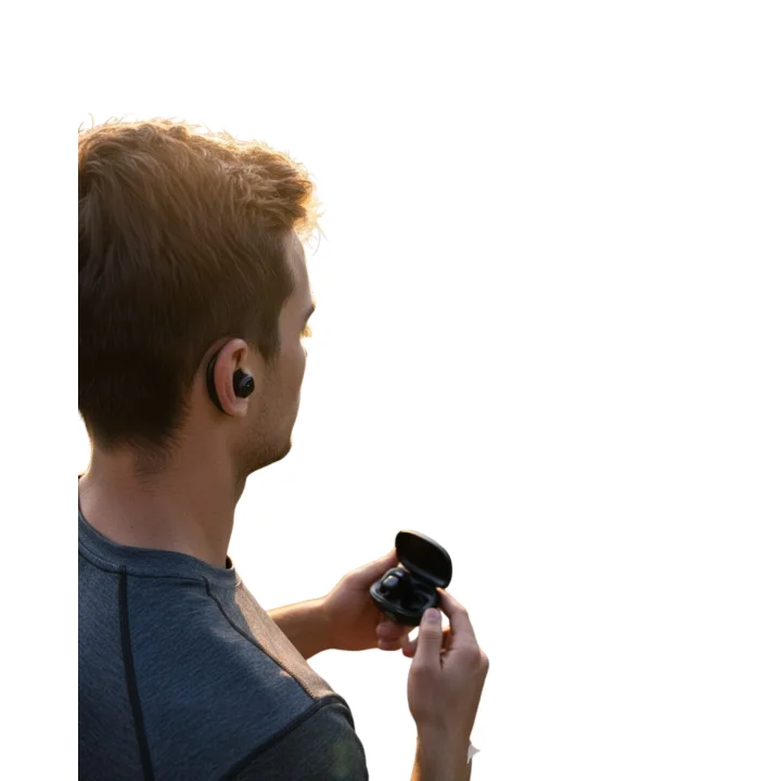 Mey İthalat® Dual Mikrofonlu Açık Kulak Kablosuz Kulaklık Net Görüşme