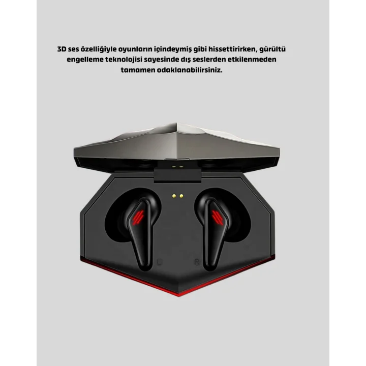 Mey İthalat® Düşük Gecikmeli Gaming Bluetooth Kulaklık