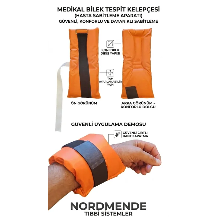 Mey İthalat® El Ayak Tespit Kemeri | Hasta Sabitleme Aparatı | NORDMENDE