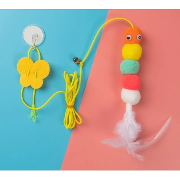 Mey İthalat® Elastik Kendinden Yapışkanlı Solucan Kedi Oltası