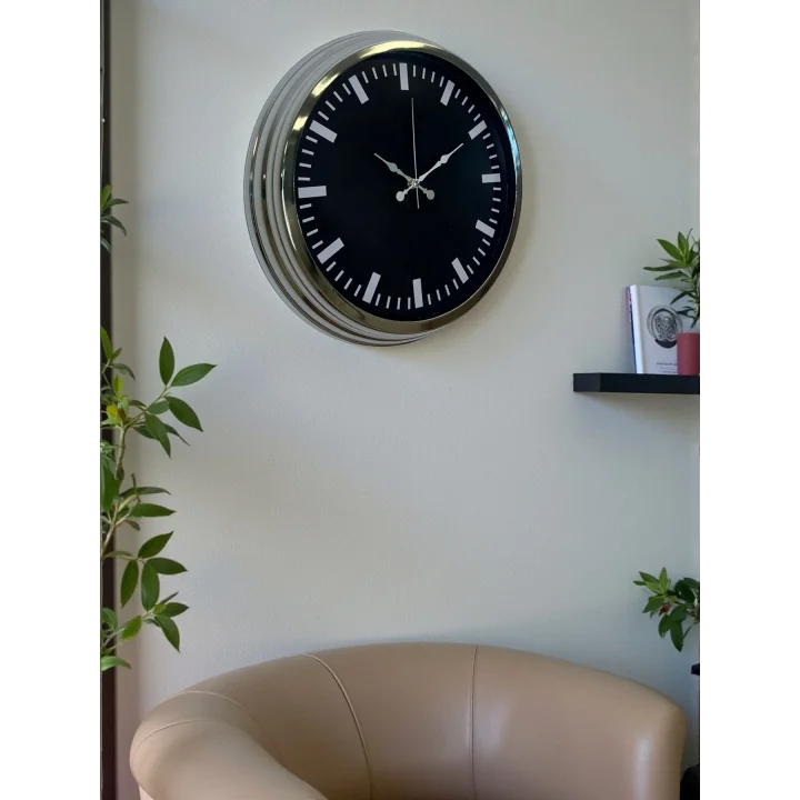 Mey İthalat® Elegance 40 Cm Metal Dekoratif Duvar Saati