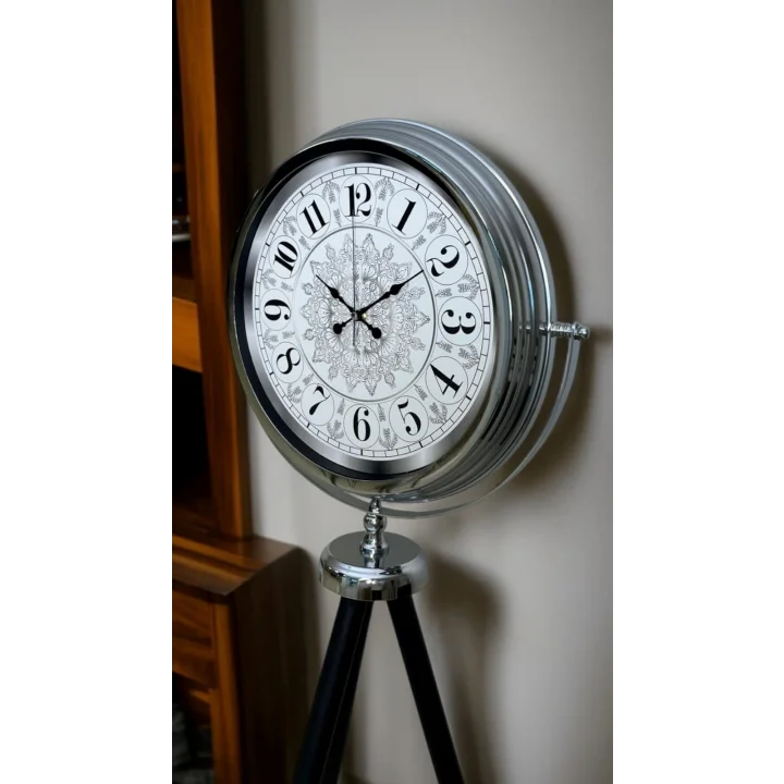 Mey İthalat® Elegance Desenli Tripod Ayaklı Saat
