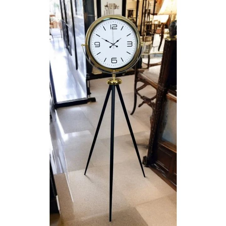 Mey İthalat® Elegance Gold Tripod Ayaklı Saat