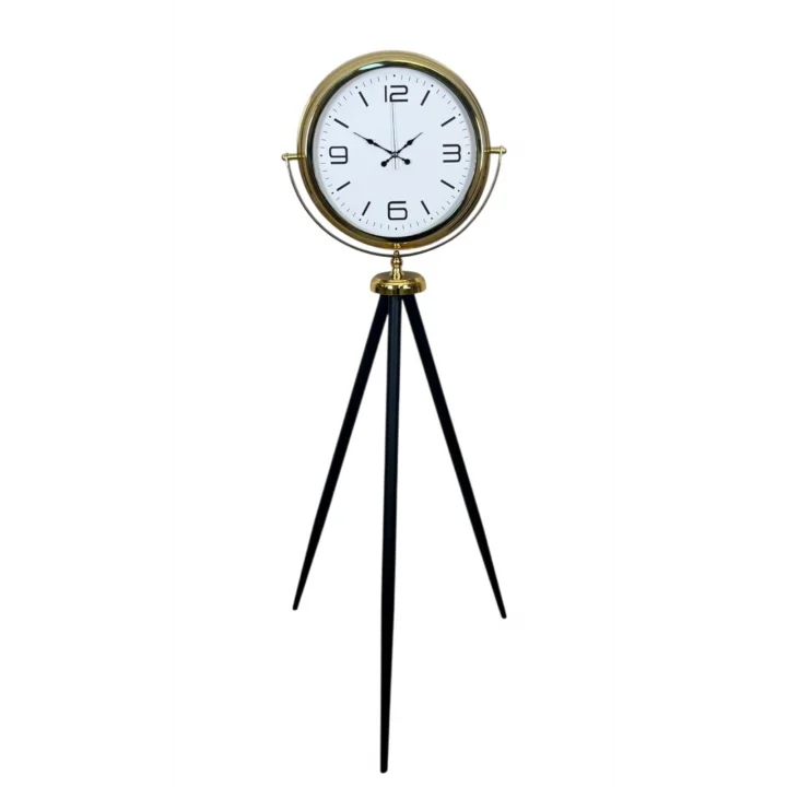 Mey İthalat® Elegance Gold Tripod Ayaklı Saat