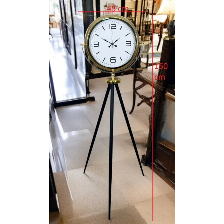 Mey İthalat® Elegance Gold Tripod Ayaklı Saat