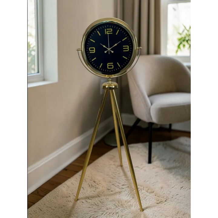 Mey İthalat® Elegance Tripod Gold Ayaklı Saat
