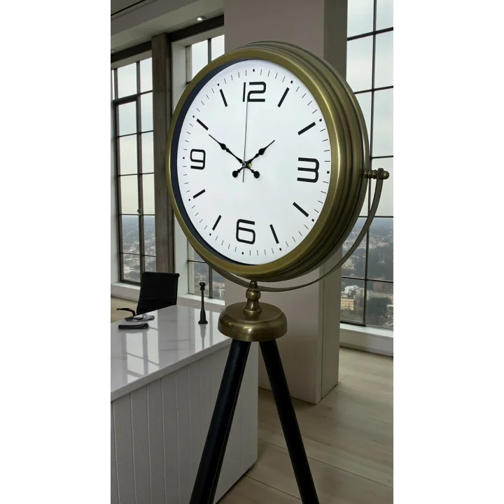 Mey İthalat® Elegant Vintage Tripod Ayaklı Saat