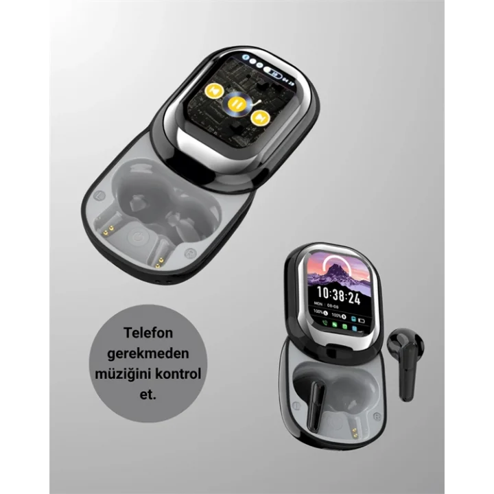 Mey İthalat® ENC Destekli Bluetooth 5.4 Kulaklık – EQ Ayarlı, Akıllı Kutulu
