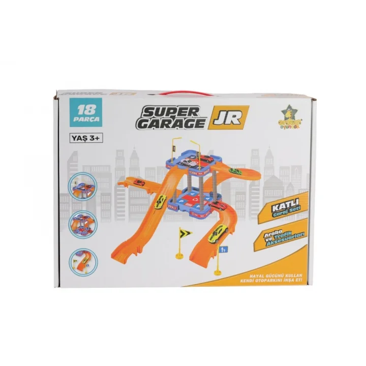 Mey İthalat® ER-200 SÜPER GARAGE JR OTOPARK SET