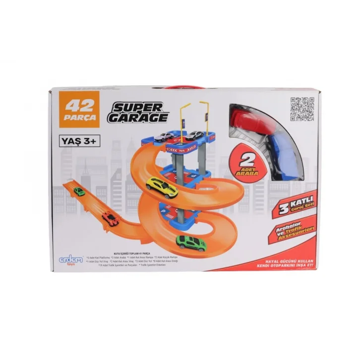 Mey İthalat® ER-201 SÜPER GARAGE OTOPARK SET
