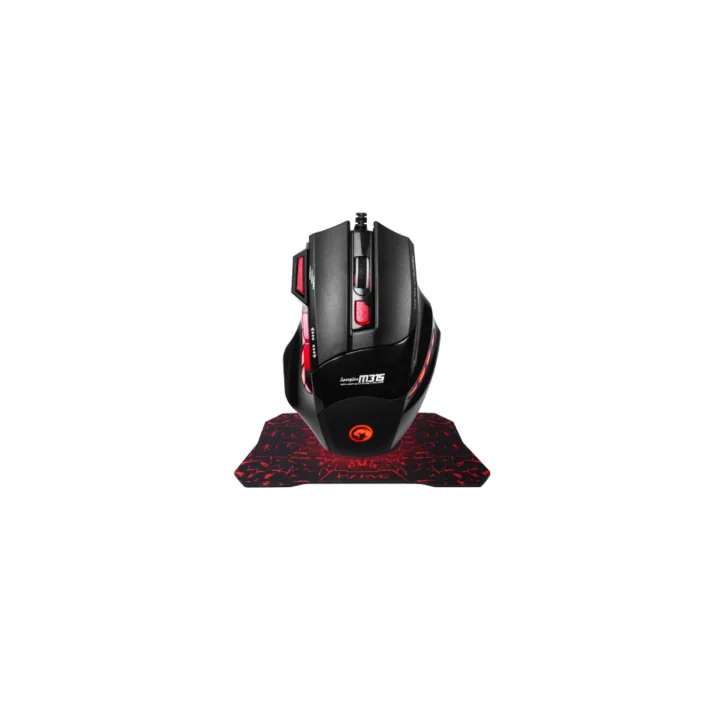 Mey İthalat® Ergonomik Gaming Mouse ve Mousepad 3 DPI Ayarlı LED Işıklı Tasarım
