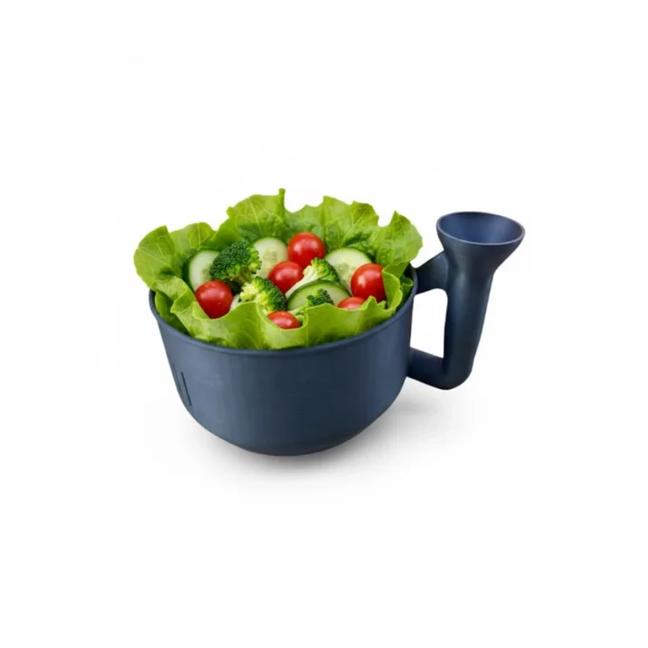 Mey İthalat® Ergonomik Saplı Sebze Süzgeçli Yıkayıcı Çok Amaçlı Mutfak Ürünü