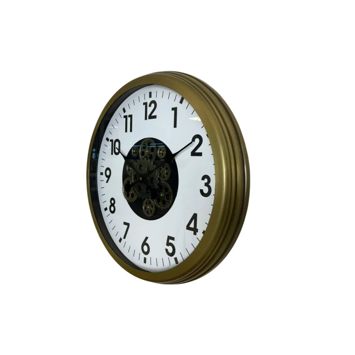 Mey İthalat® Eskitme 60 Cm Çarklı Klasik Duvar Saati