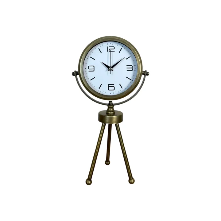 Mey İthalat® Eskitme Üç Ayaklı Masa Saati