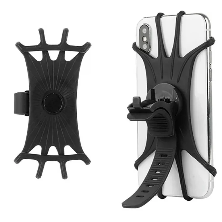 Mey İthalat® Esnek Silikon Örümcek Bisiklet Telefon Tutucu