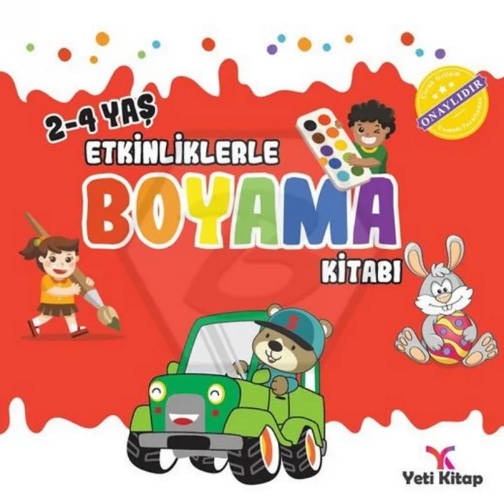 Mey İthalat®  Etkinliklerle Boyama Kitabı 2-4 Yaş