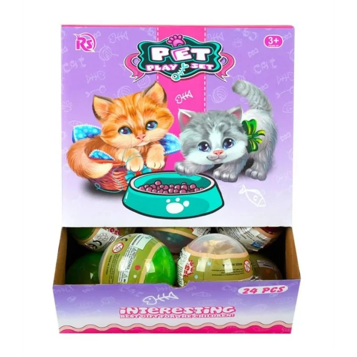 Mey İthalat® EVCİL HAYVAN TOP İÇİNDE YAVRU KEDİ-MGA