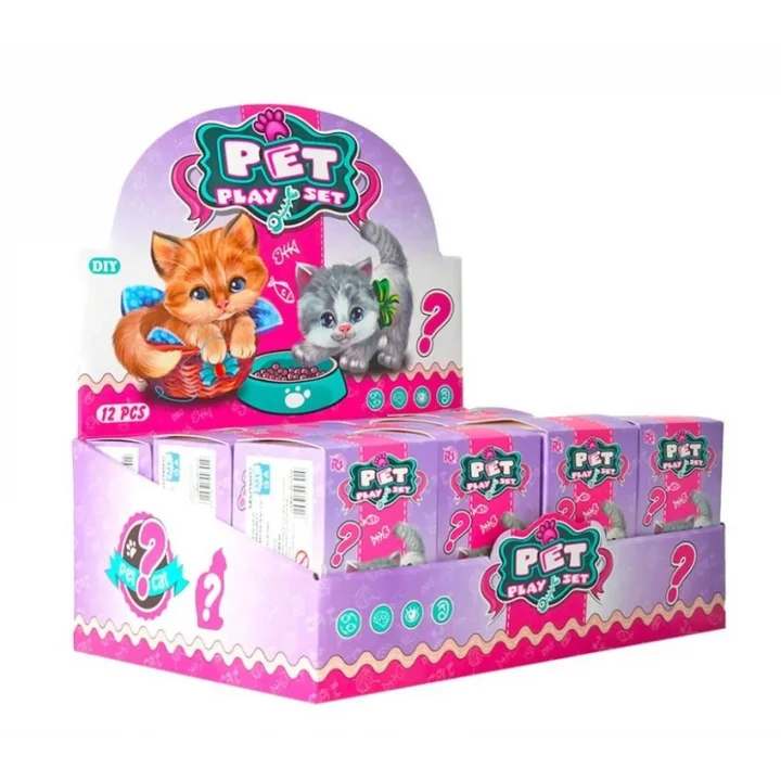 Mey İthalat® EVCİL HAYVAN YAVRU KEDİ KLUBELİ OYUN SETİ-MGA