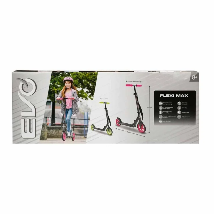 Mey İthalat® Evo 2 Tekerlekli Flexi Max Pembe Scooter