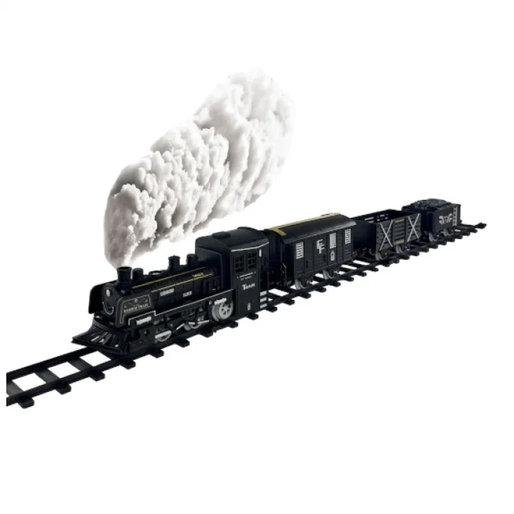 Mey İthalat® FF-1603C-4C IŞIKLI VE SESLİ BUHARLI TREN SETİ -VRD