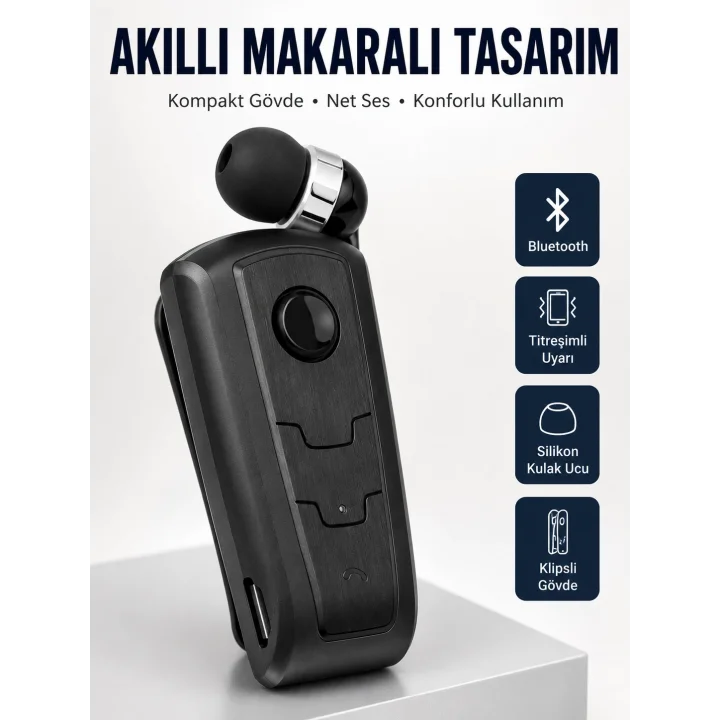 Mey İthalat® Fineblue F910 Kablosuz Kulaklık Çift Telefon Eşleşme Özelliği Yeni Nesil