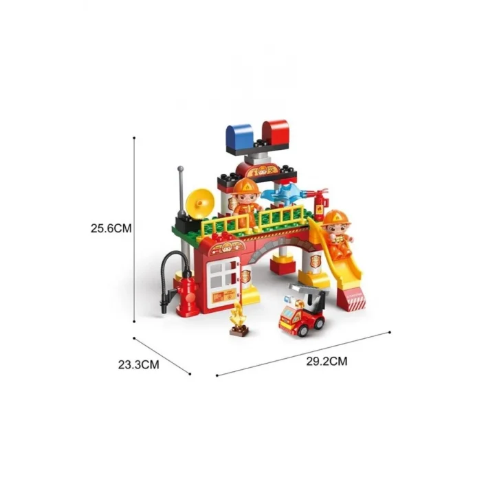 Mey İthalat® FL42003 MONTE EDİLEBİLİR YAPI SETİ 55 PARÇA -ZRV