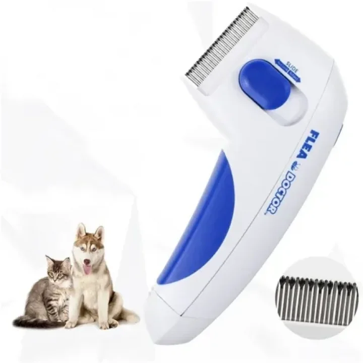 Mey İthalat® Flea Doctor Kedi ve Köpekler İçin Pilli Pire Tarağı