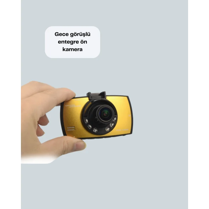Mey İthalat® Full HD Araç Kamerası G Sensor Gece Görüşlü Dash Cam