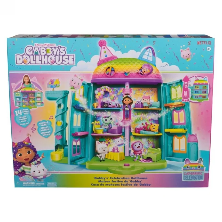 Mey İthalat® Gabbys Dollhouse Muhteşem Bebek Ev