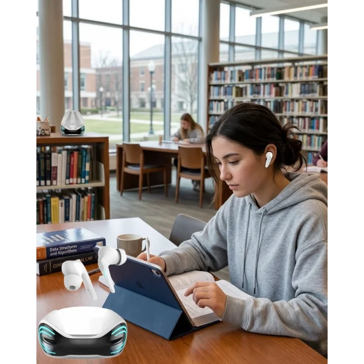 Mey İthalat® Gaming Bluetooth Kulaklık Çift Mikrofon  iPhone 11 iPhone 12 Samsung S23 Redmi Uyumlu