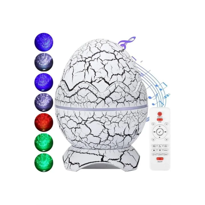 Mey İthalat® Gece Lambası Yumurta Işık Speaker Yeni Nesil Dinozor Yumurtası Görünümlü