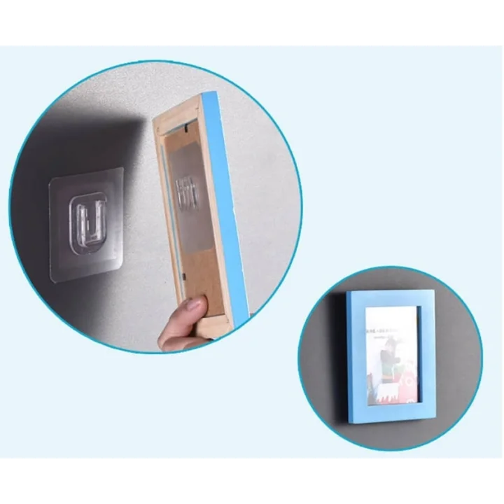 Mey İthalat® Geçmeli Klips Eşya Sabitleme Askısı 5 SET