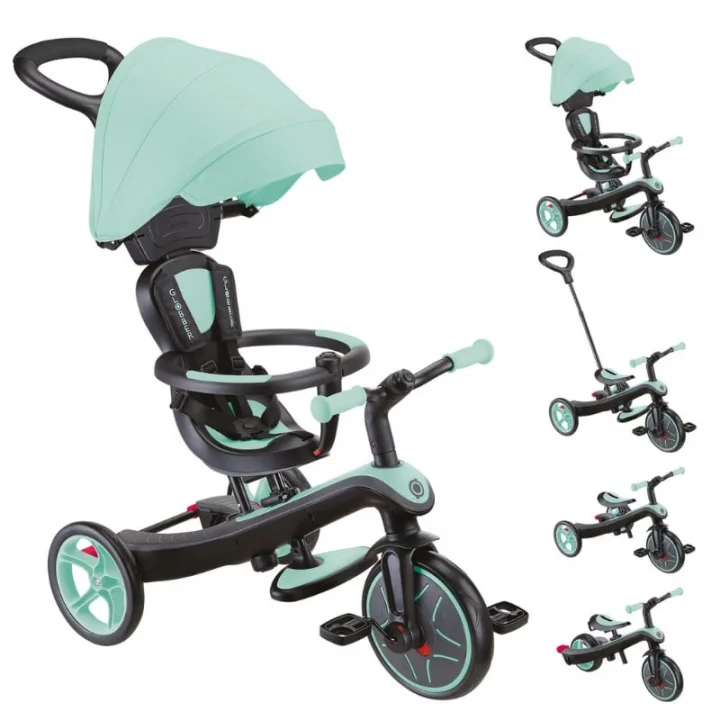 Mey İthalat® Globber Explorer 4in1 Trike Bisiklet Mint Yeşili