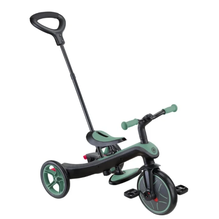 Mey İthalat® Globber Explorer 4in1 Trike Bisiklet Zeytin Yeşili