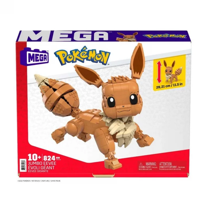 Mey İthalat® GMD34 MEGA™ Pokémon™ Jumbo Eevee 824 parça +10 yaş