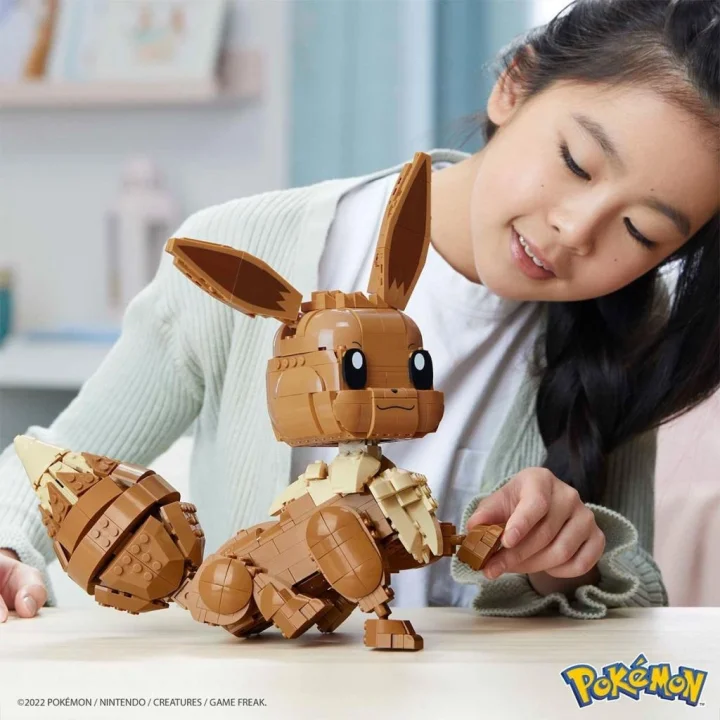 Mey İthalat® GMD34 MEGA™ Pokémon™ Jumbo Eevee 824 parça +10 yaş