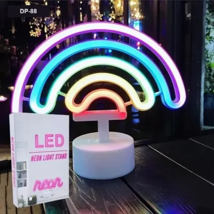 Mey İthalat® Gökkuşağı Neon Led Lamba
