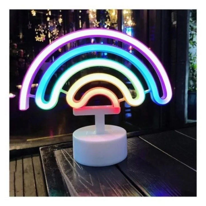 Mey İthalat® Gökkuşağı Neon Led Lamba