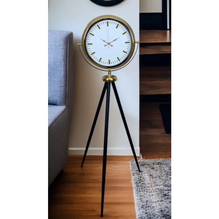 Mey İthalat® Gold Balance Tripod Ayaklı Saat