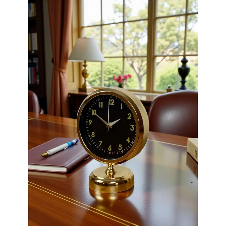 Mey İthalat® Gold Harmony 25 x 20 Gold Metal Masa Saati