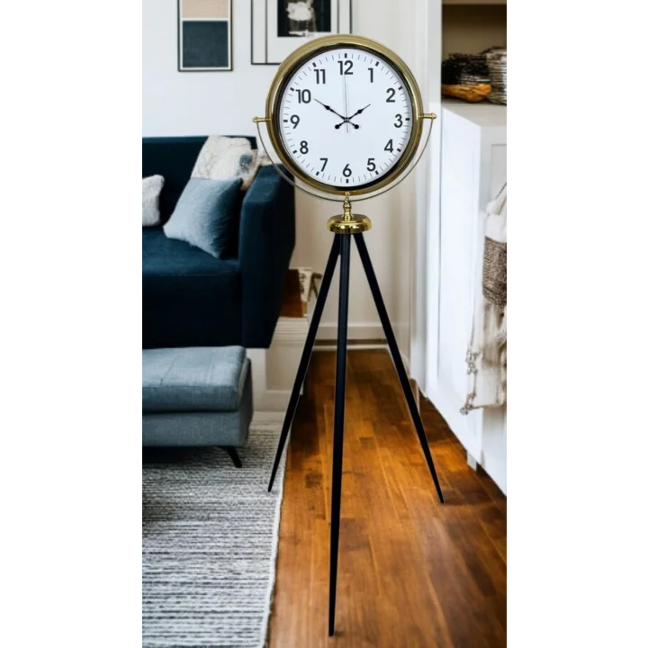 Mey İthalat® Gold Klasik Tripod Ayaklı Saat