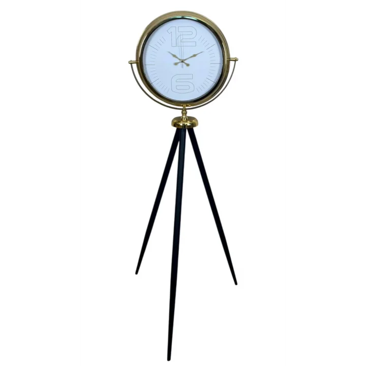 Mey İthalat® Gold Noble Radiance Tripod Ayaklı Saat