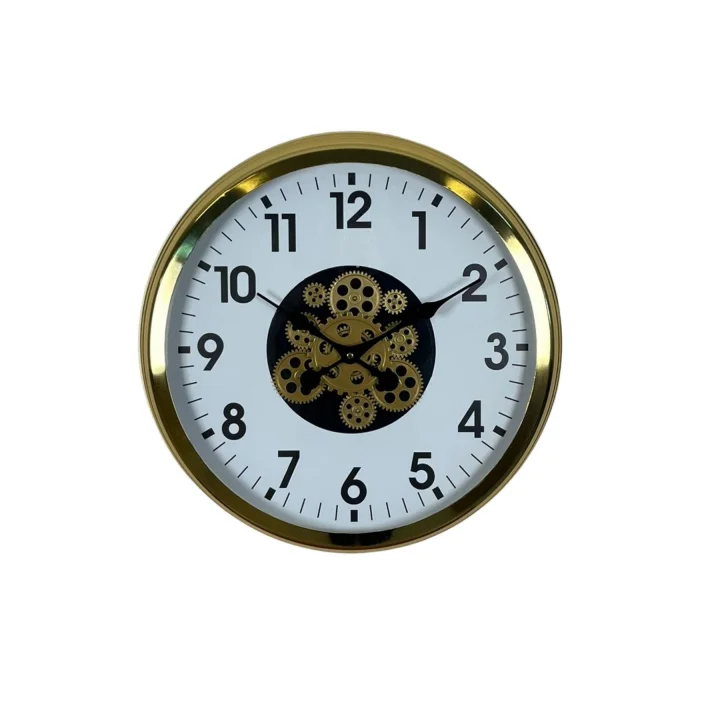 Mey İthalat® Gold Standart 60 Cm Çarklı Duvar Saati